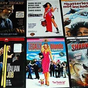 6 Brand New Sealed DVD's Movies